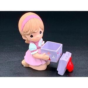 Precious Moments “You’re the Best” Girl Purple Trinket Box Keepsake